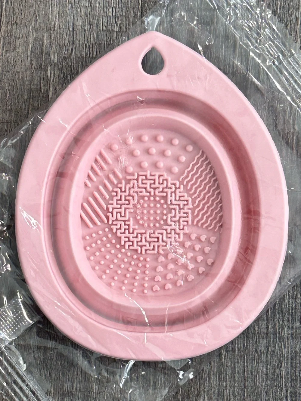 💞 New Pink Collapsible Makeup Brush & Sponge Cleaning Bowl